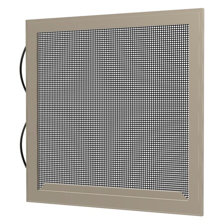 Ritescreen 26.875 in W x 24 in H Double hung Window Screen, DH7, BetterVue Mesh, Almond DH7-A29-MSBV-L00-H24-W26.875